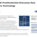 Bayside Prosthodontist Sameet Sheth, DDS Details New Dental Technology